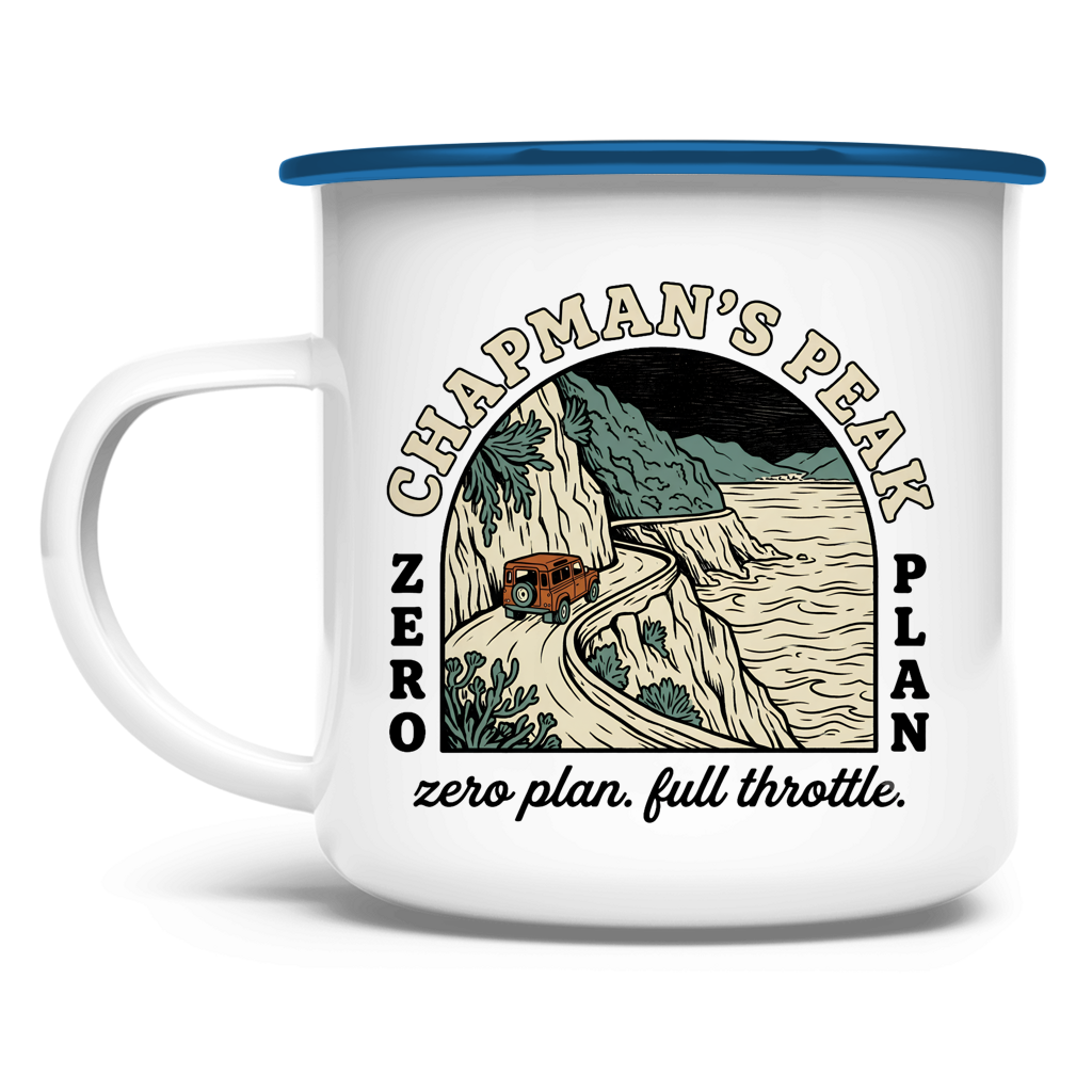 Emaille Tasse 70s Chapman's Peak