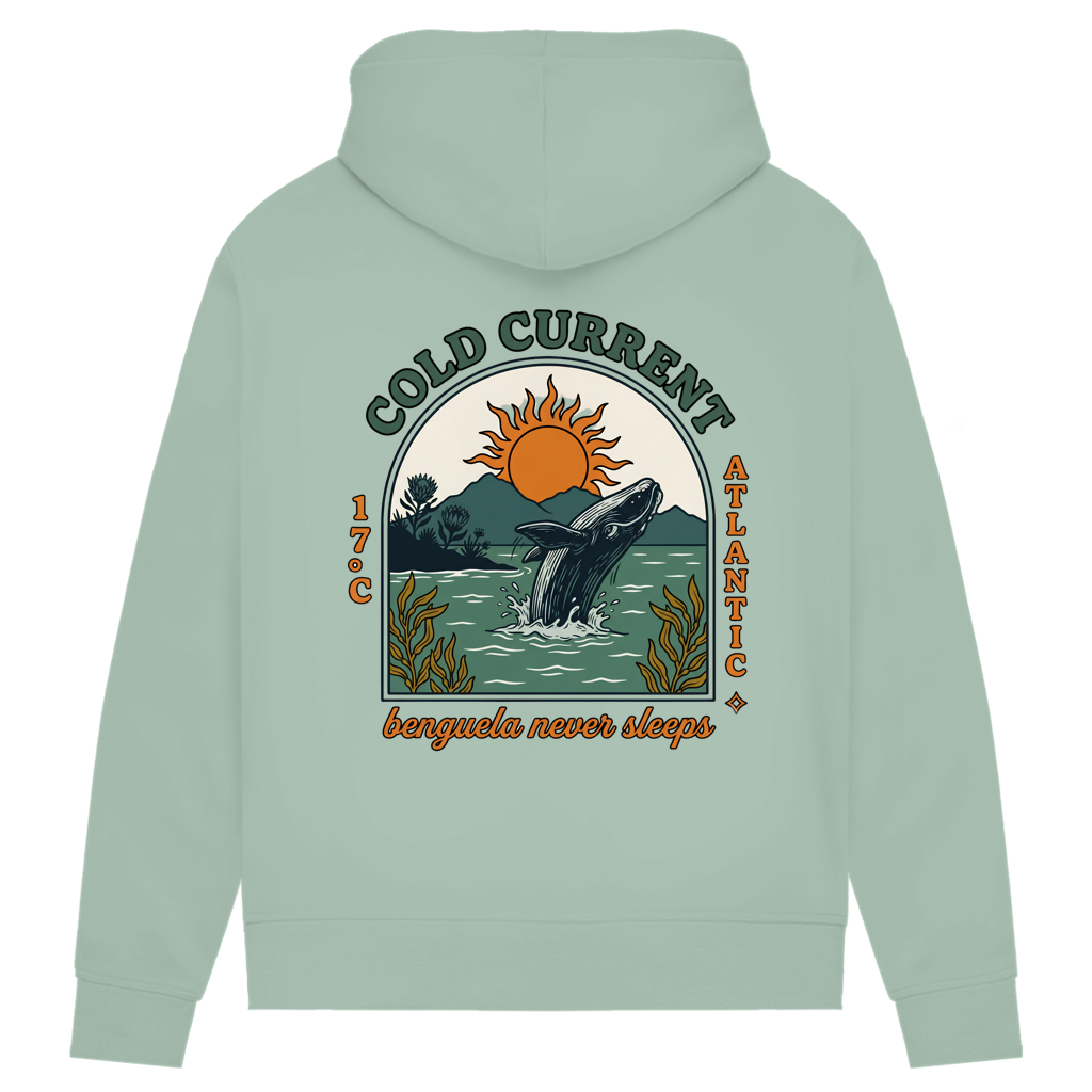 Damen Premium Bio Hoodie 70s Cold Current