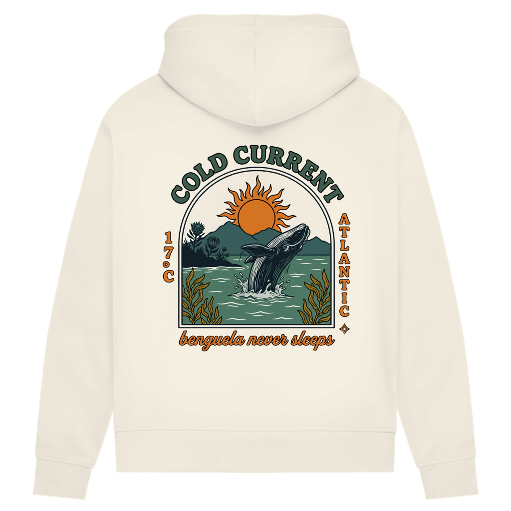 Damen Premium Bio Hoodie 70s Cold Current