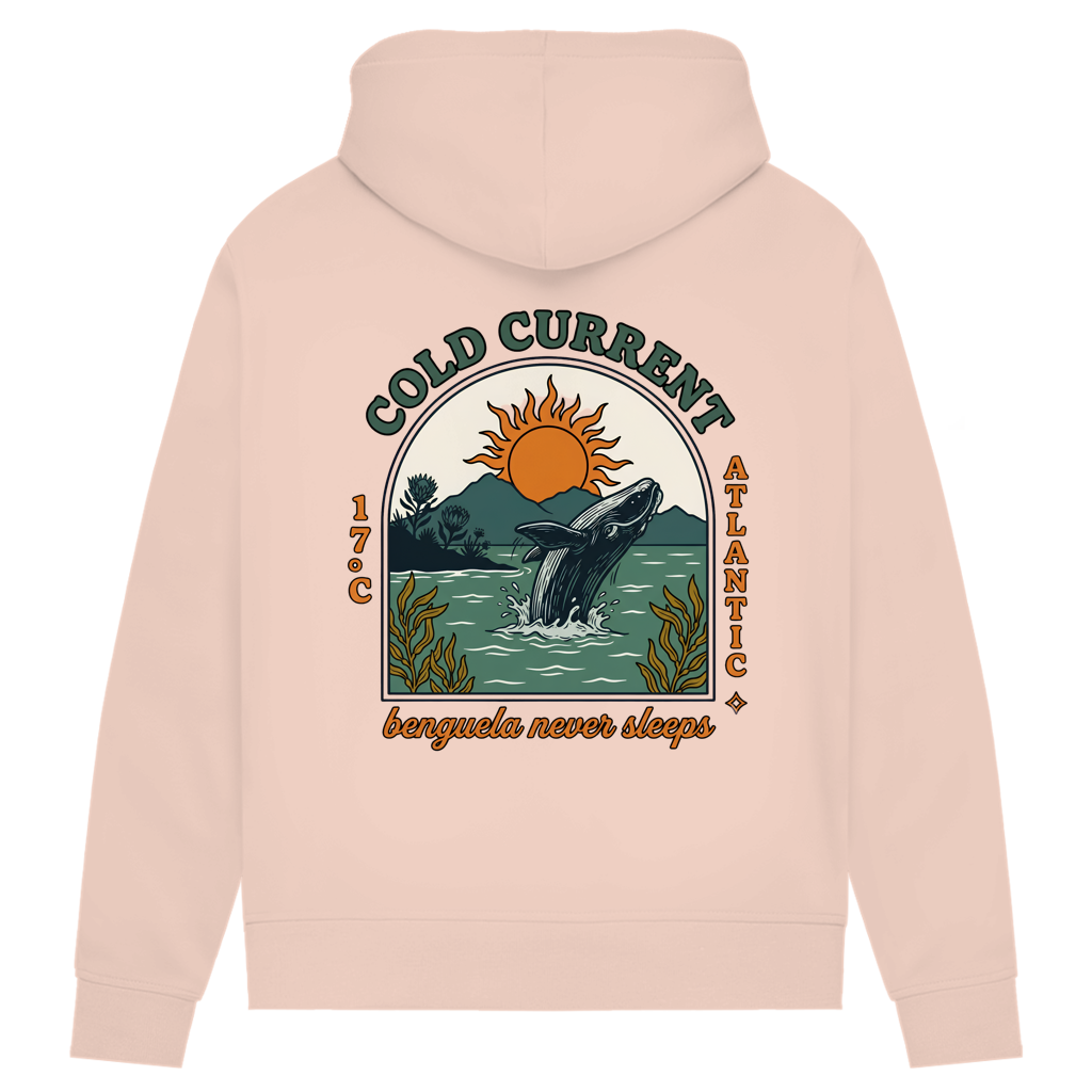 Damen Premium Bio Hoodie 70s Cold Current