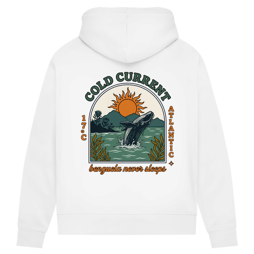 Damen Premium Bio Hoodie 70s Cold Current