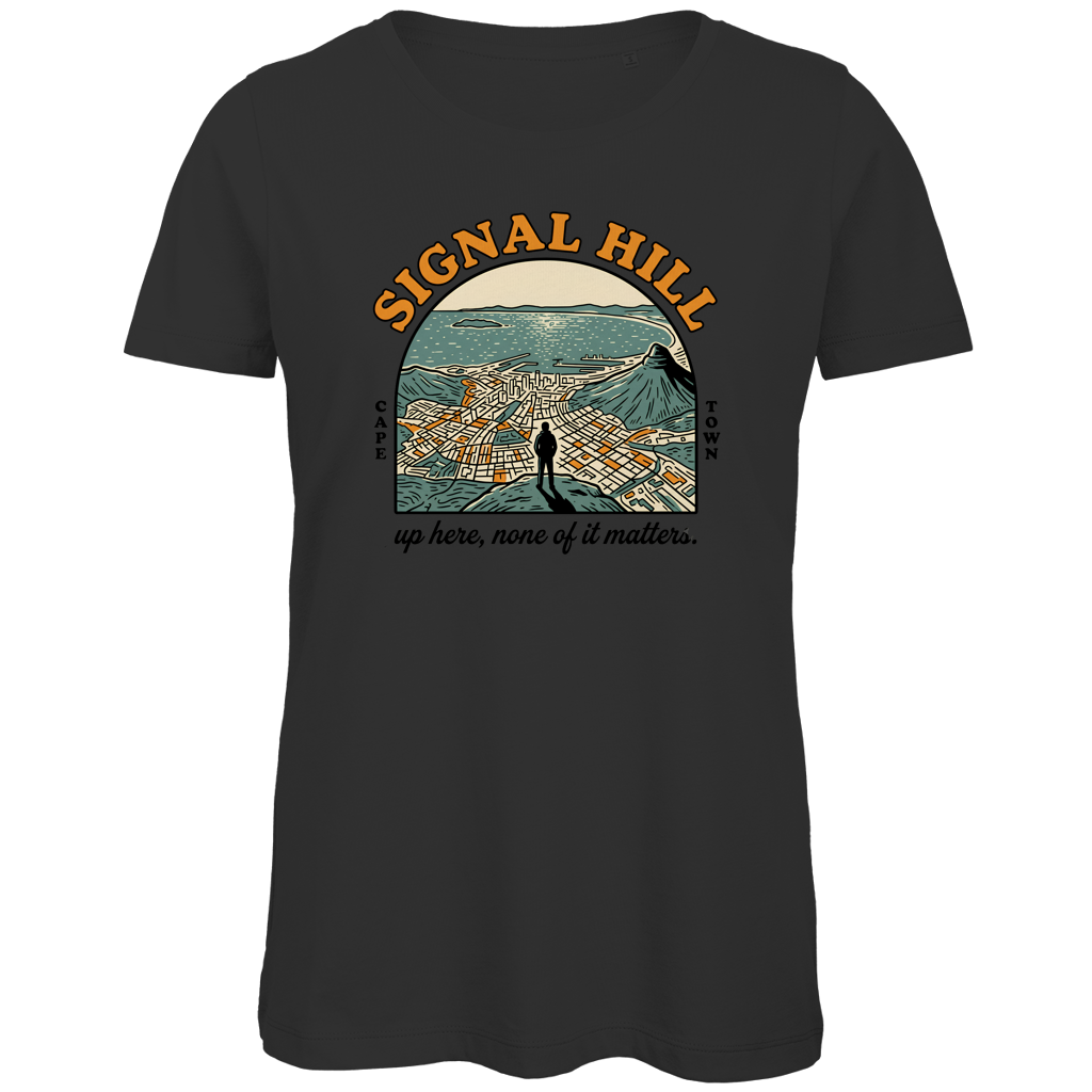 Damen Premium Bio T-Shirt 70's Signal Hill