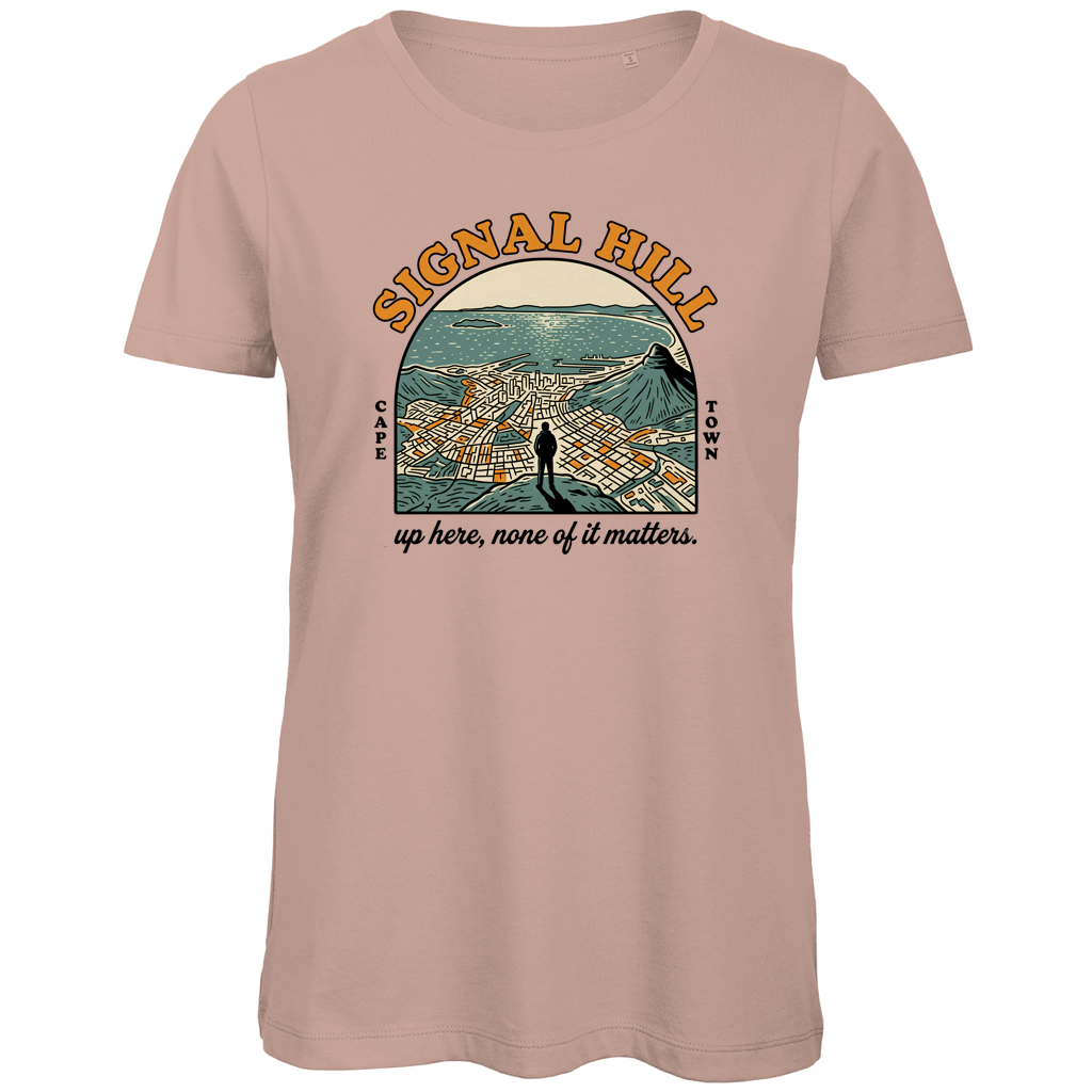 Damen Premium Bio T-Shirt 70's Signal Hill