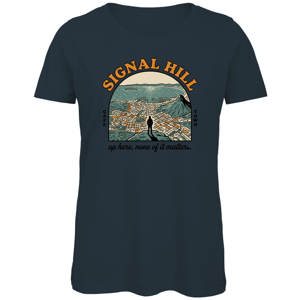 Damen Premium Bio T-Shirt 70's Signal Hill