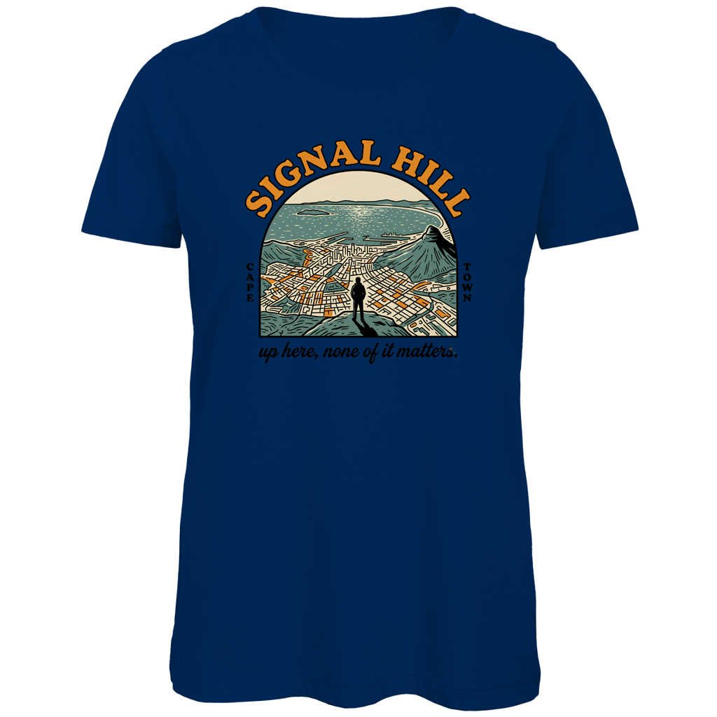 Damen Premium Bio T-Shirt 70's Signal Hill