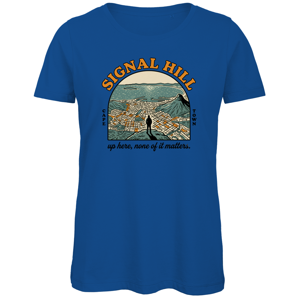 Damen Premium Bio T-Shirt 70's Signal Hill