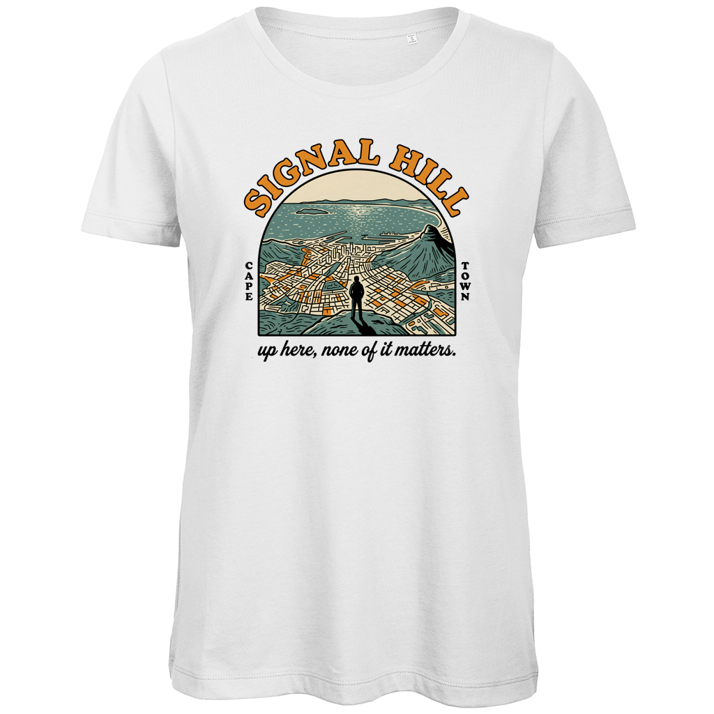 Damen Premium Bio T-Shirt 70's Signal Hill