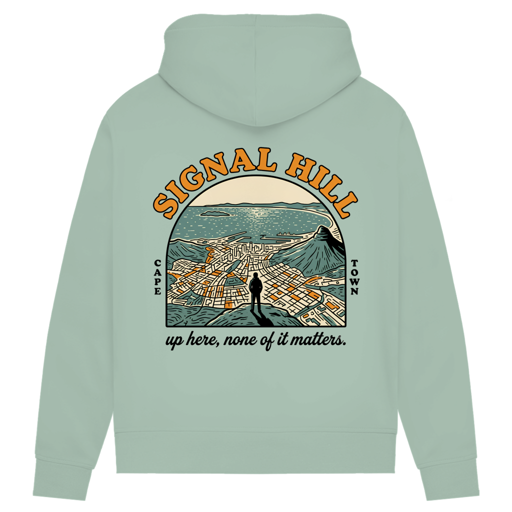 Damen Premium Bio Hoodie 70's Signal Hill