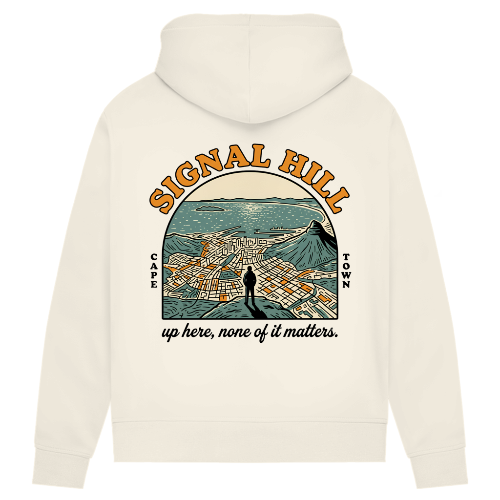 Damen Premium Bio Hoodie 70's Signal Hill
