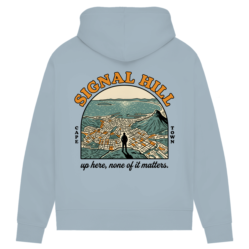 Damen Premium Bio Hoodie 70's Signal Hill