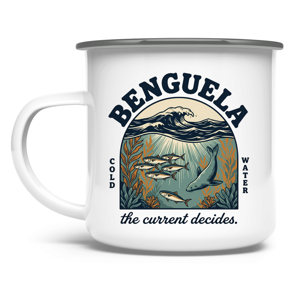 Emaille Tasse 70's Benguela