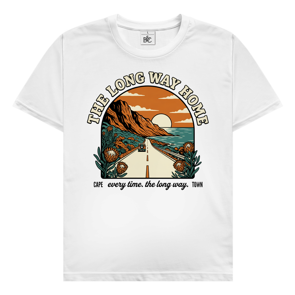 Herren T-Shirt 70's The long way home
