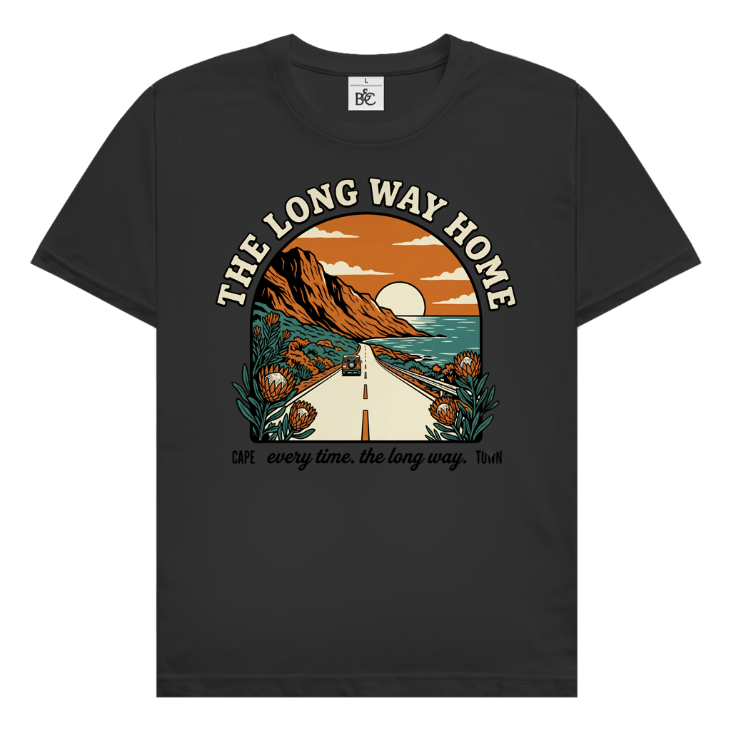 Herren T-Shirt 70's The long way home