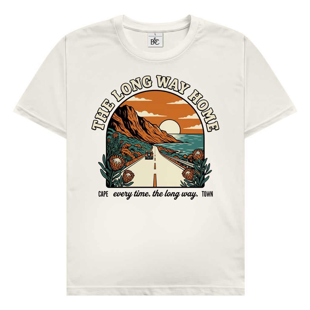 Herren T-Shirt 70's The long way home