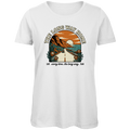 Damen Premium Bio T-Shirt 70's The long way home
