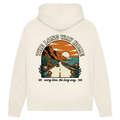 Damen Premium Bio Hoodie 70's The long way home