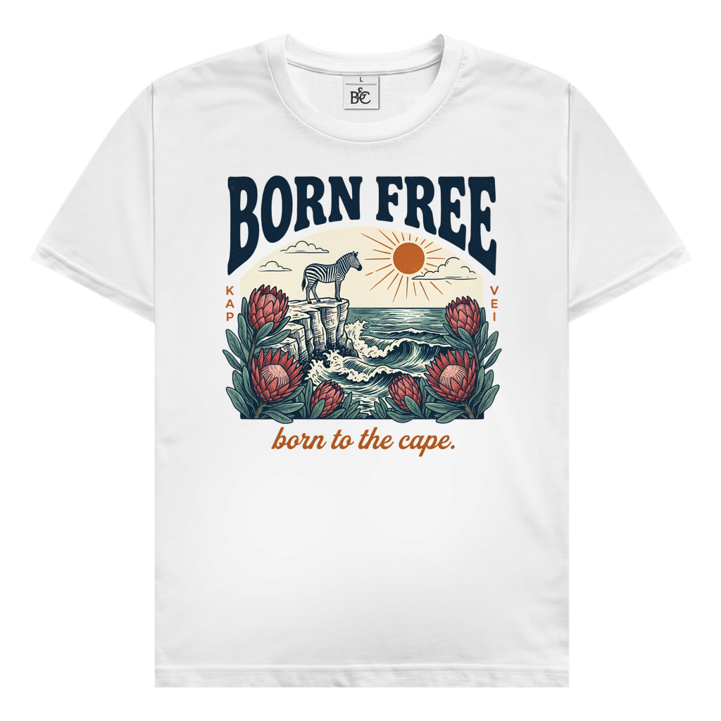 Herren T-Shirt 70's born free