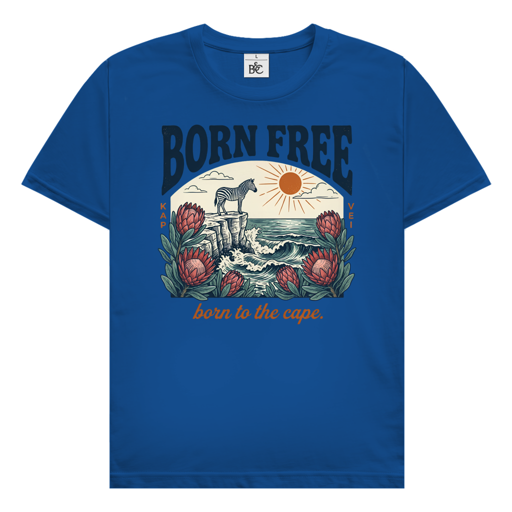Herren T-Shirt 70's born free
