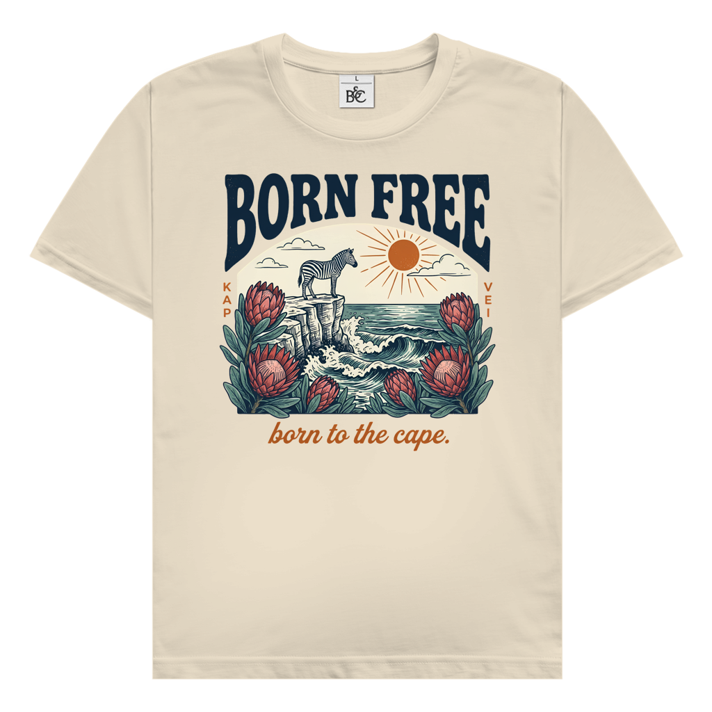 Herren T-Shirt 70's born free