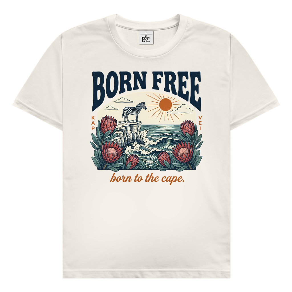 Herren T-Shirt 70's born free