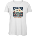 Damen Premium Bio T-Shirt 70's born free