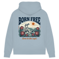 Damen Premium Bio Hoodie 70's born free