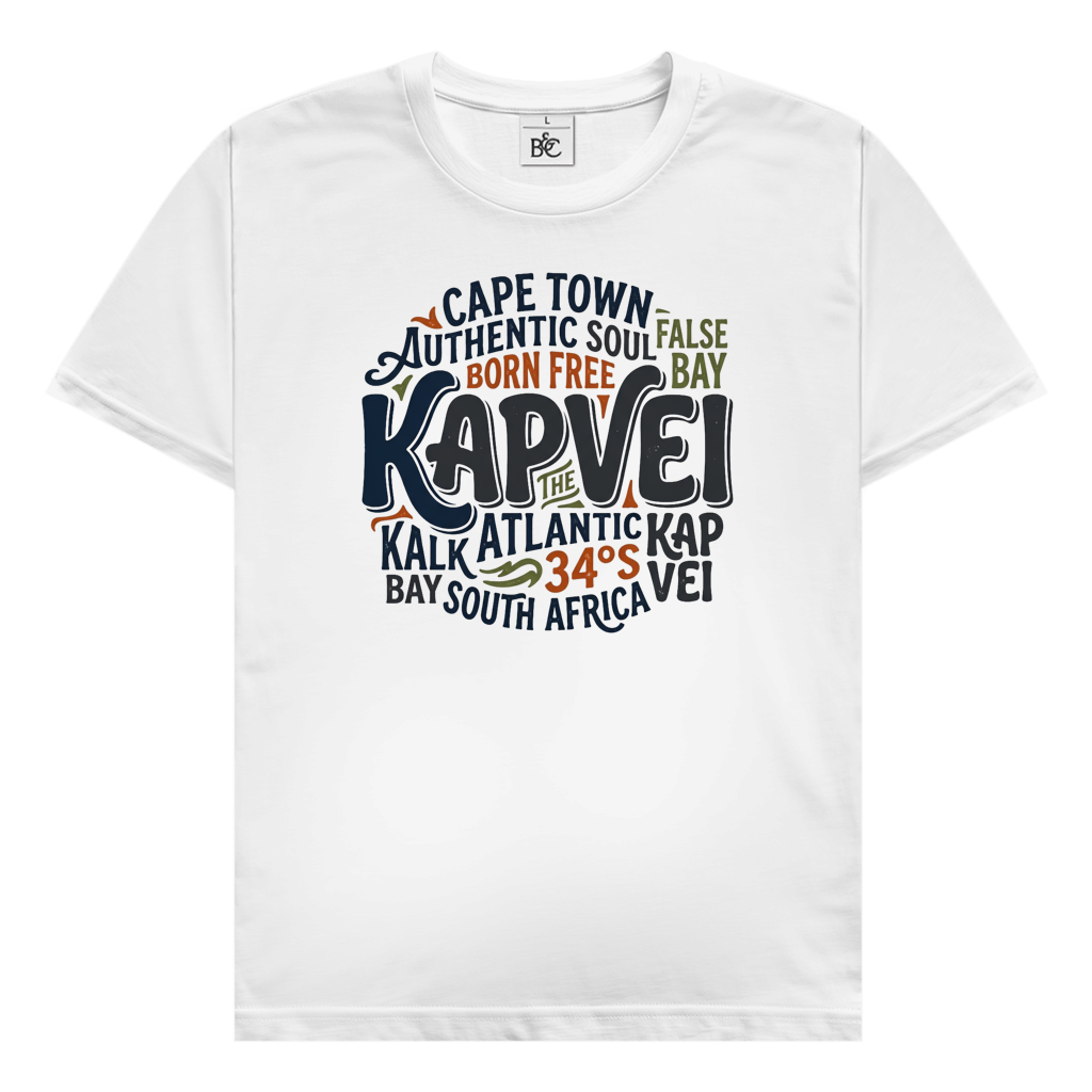 Herren T-Shirt Cape Town KAPVEI — Light