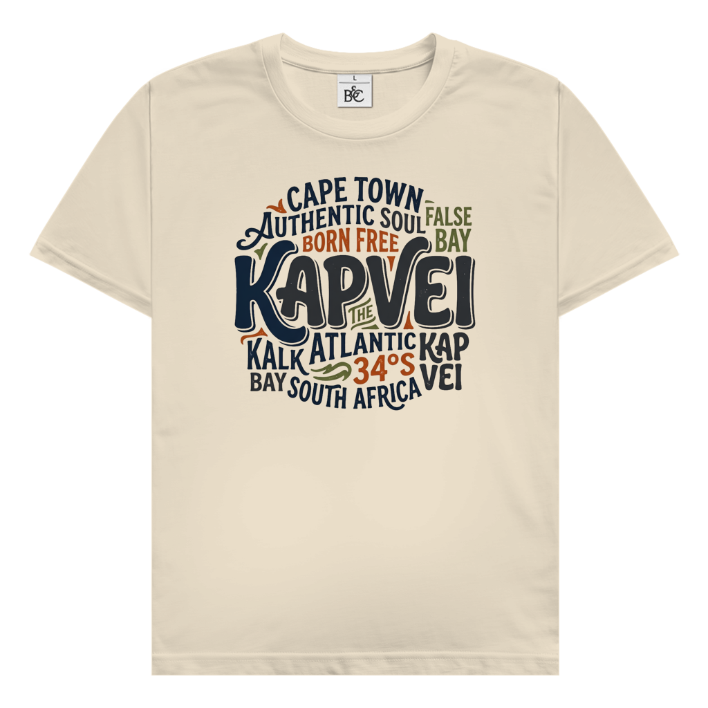 Herren T-Shirt Cape Town KAPVEI — Light