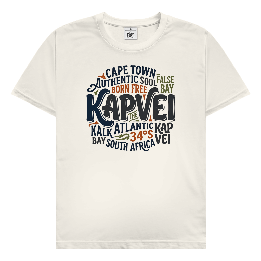 Herren T-Shirt Cape Town KAPVEI — Light