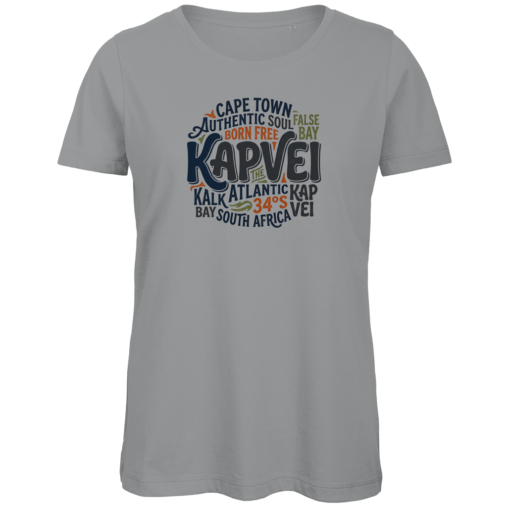 Damen Premium Bio T-Shirt Cape Town KAPVEI — Light