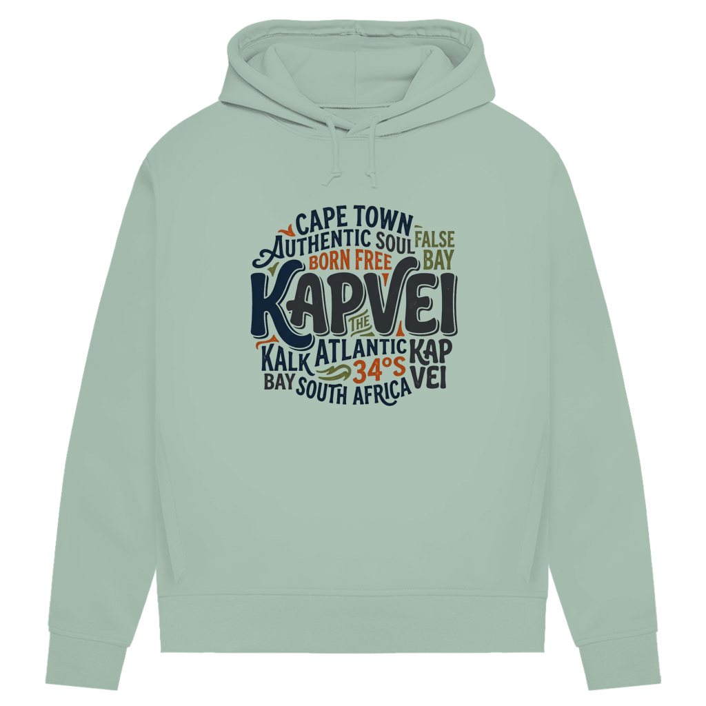 Damen Premium Bio Hoodie Cape Town KAPVEI — Light