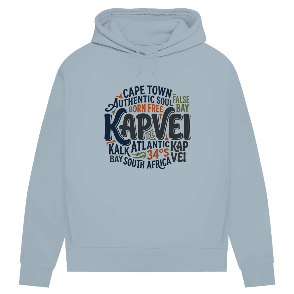 Damen Premium Bio Hoodie Cape Town KAPVEI — Light