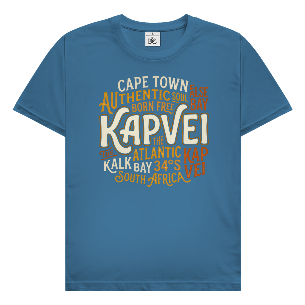 Herren T-Shirt Cape Town KAPVEI — Dark