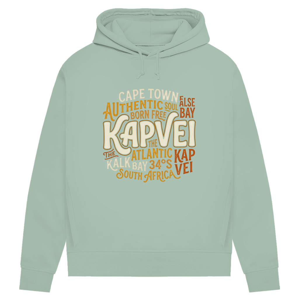 Damen Premium Bio Hoodie Cape Town KAPVEI — Dark