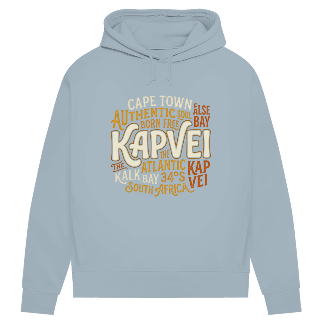 Damen Premium Bio Hoodie Cape Town KAPVEI — Dark