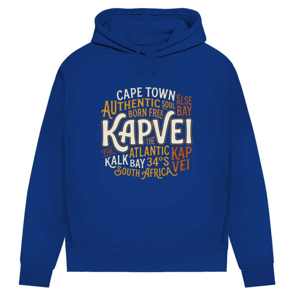 Damen Premium Bio Hoodie Cape Town KAPVEI — Dark