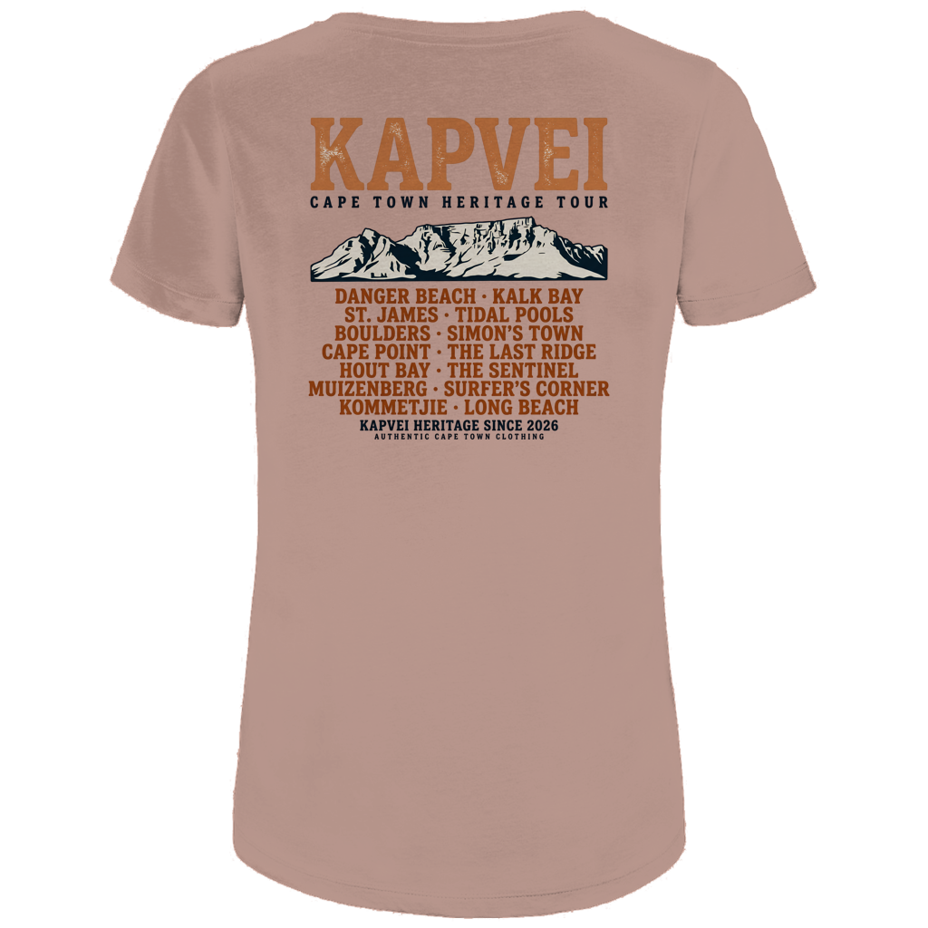 Damen Premium Bio T-Shirt KAPVEI Heritage Tour