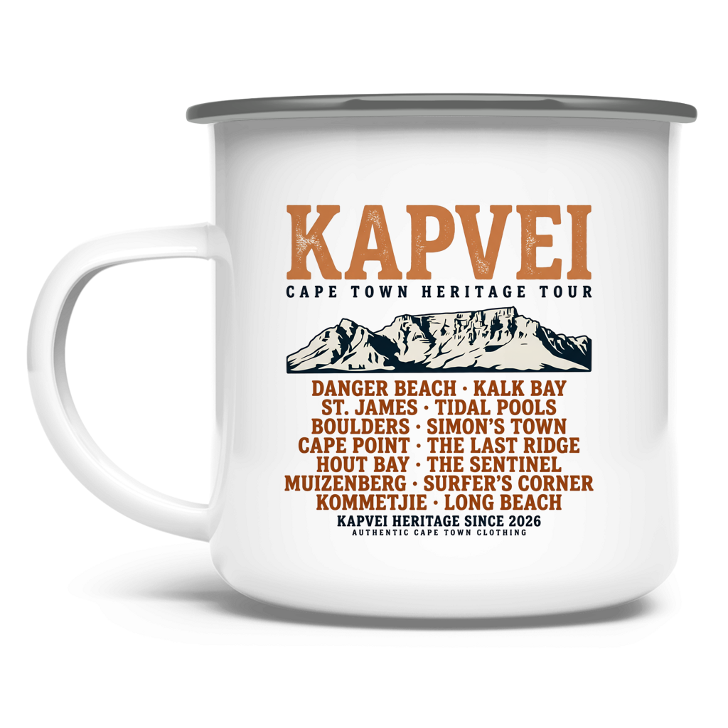 Emaille Tasse KAPVEI Heritage Tour