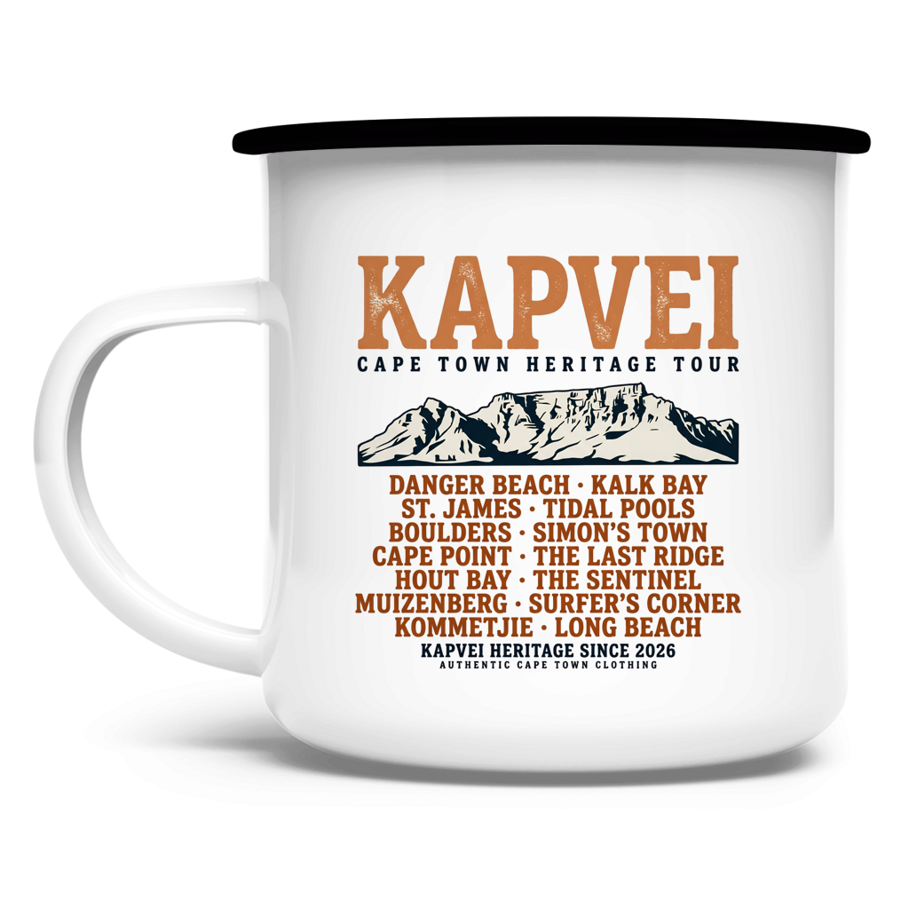 Emaille Tasse KAPVEI Heritage Tour