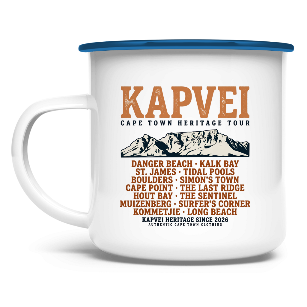 Emaille Tasse KAPVEI Heritage Tour