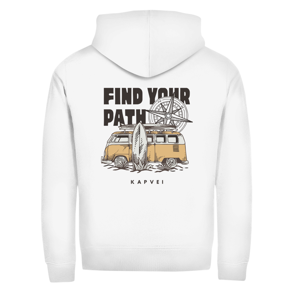 Herren Zipper Hoodie FIND YOUR PATH