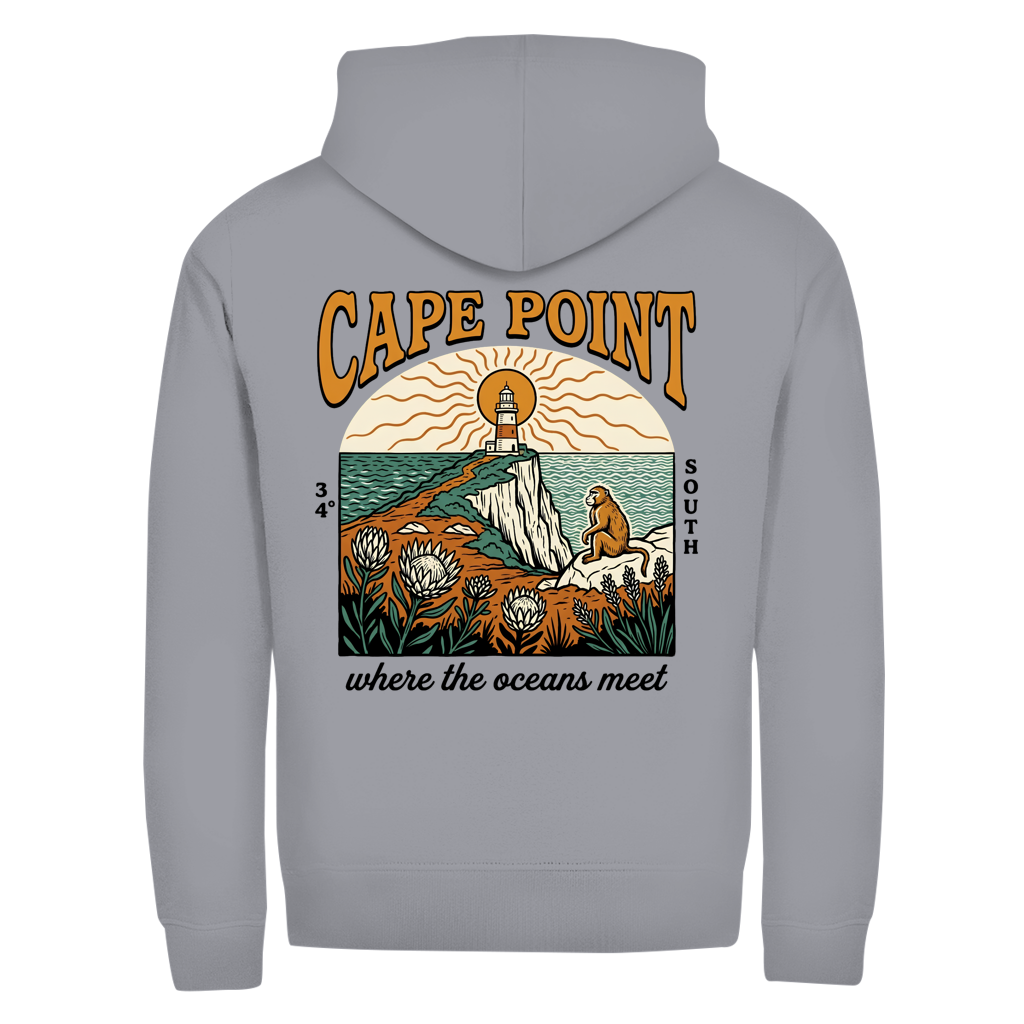 Herren Zipper Hoodie Wind and Waves