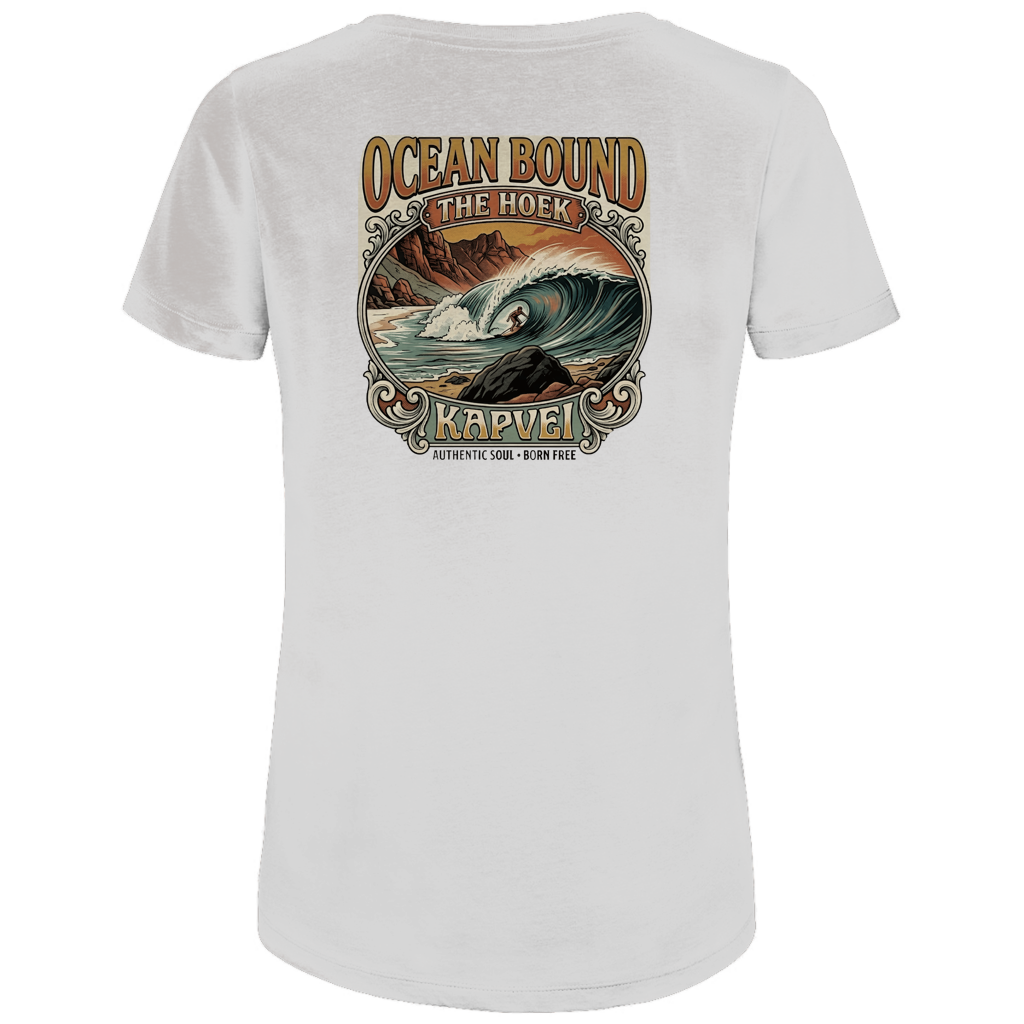 Damen Premium Bio T-Shirt OCEANBOUND ''The Hoek''
