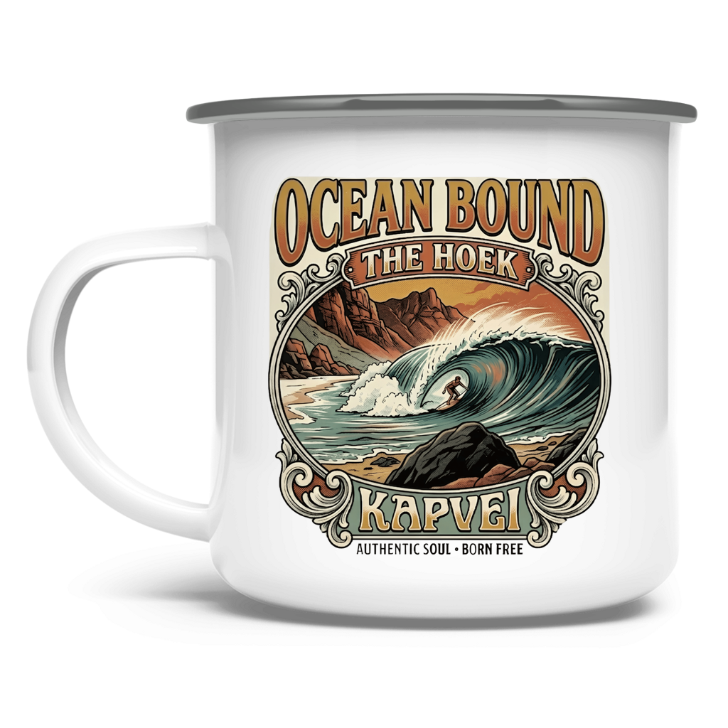 Emaille Tasse OCEANBOUND ''The Hoek''