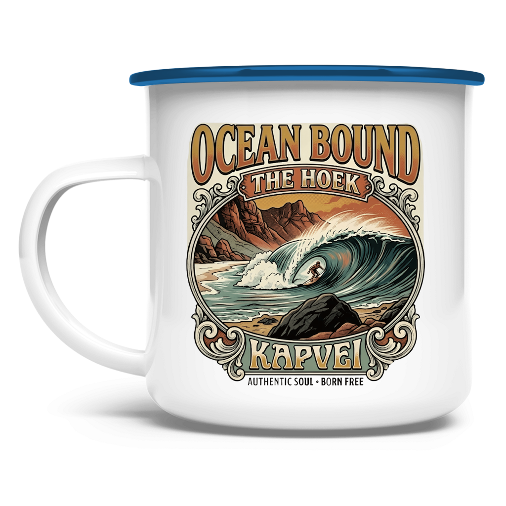 Emaille Tasse OCEANBOUND ''The Hoek''